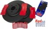 Przednie CERAMICZNE klocki RedStuff + tarcze hamulcowe EBC seria PREMIUM Ford Mustang 5,0 V8 2015-
