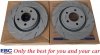 Przednie klocki YellowStuff + NACINANE tarcze hamulcowe 320mm EBC seria USR Ford Mustang 2015-