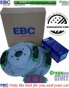 Przednie klocki GreenStuff + tarcze hamulcowe 345mm EBC seria USR Lancia Thema