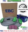 Przednie klocki GreenStuff + tarcze hamulcowe 330mm EBC seria Premium RAM Cargo Van 2012-