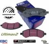 Przednie klocki Ultimax2 + tarcze hamulcowe EBC seria PREMIUM Dodge RAM 1500 2006-