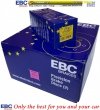 Przednie klocki YellowStuff + NAWIERCANE NACINANE tarcze hamulcowe 330mm EBC seria GD Dodge Journey 2012-