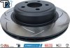 Tylne klocki + WENTYLOWANE tarcze hamulcowe 320mm DBA STREET SERIES T2 Chrysler 300C