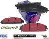 Przednie klocki Ultimax2 + tarcze hamulcowe 345mm EBC seria GD Dodge Challenger