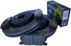 Przednie klocki POWERSTOP Z26 + WIERCONE NACINANE tarcze hamulcowe 370mm Dodge Charger Police [BR9]