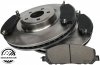 Przednie CERAMICZNE klocki + tarcze hamulcowe 363mm Ford Explorer V6 2020- CZERWONE ZACISKI