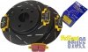 Tylne klocki YellowStuff + NACINANE tarcze hamulcowe 315mm EBC seria USR Chevrolet Camaro LT / LS 2016-