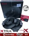 Tylne klocki brembo XTRA + tarcze hamulcowe brembo XTRA 280mm Ford Escape 2013-2016