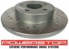 Tylna WIERCONA nacinana tarcza hamulcowa POWERSTOP Saturn Red Line 2004-2007
