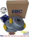 Tylne klocki YellowStuff + NACINANE tarcze hamulcowe EBC seria USR Jeep Wrangler JK 2007-2018