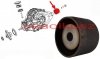 Tuleja mocowania mostu tylna Dodge Charger