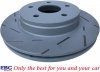 Przednie klocki GreenStuff + NACINANE tarcze hamulcowe EBC seria USR Dodge RAM 1500 2006-