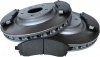 Klocki + tarcze hamulcowe przednie 323mm Cadillac CTS 2006-2007