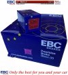 Tylne CERAMICZNE klocki RedStuff + WIERCONE NACINANE tarcze hamulcowe EBC seria GD Lancia Thema