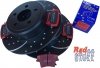 Tylne CERAMICZNE klocki RedStuff + WIERCONE NACINANE tarcze hamulcowe EBC seria GD Dodge Magnum RWD