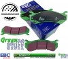 Przednie klocki GreenStuff + NAWIERCANE NACINANE tarcze hamulcowe EBC seria GD GMC Yukon -2006