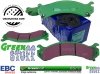Przednie klocki GreenStuff + tarcze hamulcowe EBC seria PREMIUM GMC Yukon XL 2500 2000-2013