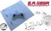 Prowadnica dolnego centralnego łańcucha rozrządu silnika górna Pontiac G6 3,6 V6 2007-2009