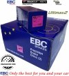 Przednie klocki Ultimax2 + NACINANE tarcze hamulcowe 330mm EBC seria USR Chevrolet Avalanche 1500 2009-2013