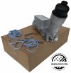 ALUMINIOWA obudowa filtra oleju z chłodnicą oraz czujnikami Chrysler 300C 3,6 V6