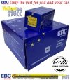Przednie klocki YellowStuff + NACINANE tarcze hamulcowe EBC seria USR Dodge RAM 1500 2006-
