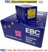 Przednie klocki YellowStuff + tarcze hamulcowe 302mm EBC seria Premium Dodge Journey -2012