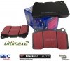 Przednie klocki Ultimax2 + tarcze hamulcowe 355mm EBC seria PREMIUM Ford Mustang 2005-2014