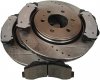Przednie klocki + WIERCONE tarcze hamulcowe Ford Expedition 2010-2021