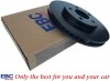 Przednie CERAMICZNE klocki RedStuff + tarcze hamulcowe 293mm EBC serii PREMIUM Ford Mustang 2005-2010
