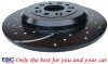 Tylna NAWIERCANA NACINANA tarcza hamulcowa EBC seria GD Ford Edge 2011-2014