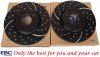 Przednia NAWIERCANA NACINANA tarcza hamulcowa 300mm EBC seria GD Ford Escape FWD 2013-2019