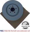 Przednie CERAMICZNE klocki RedStuff + tarcze hamulcowe 355mm EBC seria PREMIUM Ford Mustang 2005-2014