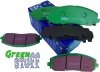 Przednie klocki GreenStuff + NAWIERCANE NACINANE tarcze hamulcowe 330mm EBC seria GD Volkswagen Routan 2012-