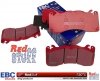 Przednie CERAMICZNE klocki RedStuff + SPORTOWE PŁYWAJĄCE tarcze EBC seria SG Racing Ford Mustang 5,0 V8 2015-