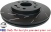 Przednie klocki Ultimax2 + NACINANE tarcze hamulcowe 330mm EBC seria USR GMC Yukon 2007-2008