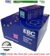 Przednie klocki GreenStuff + NAWIERCANE NACINANE tarcze hamulcowe 330mm EBC seria GD GMC Yukon 2009-
