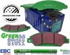 Przednie klocki GreenStuff + NACINANE tarcze hamulcowe 330mm EBC seria USR GMC Yukon 2007-2008