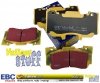 Przednie klocki YellowStuff + NAWIERCANE NACINANE tarcze hamulcowe 352mm EBC seria GD Ford Mustang 2015-