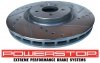 Przednia WIERCONA NACINANA tarcza hamulcowa 355mm POWERSTOP Ford Mustang 2005-2014