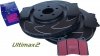 Przednie klocki Ultimax2 + NACINANE tarcze hamulcowe 355mm EBC seria BSD Ford Mustang 2005-2014