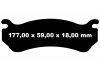 Tylne klocki Ultimax2 + tarcze hamulcowe EBC seria PREMIUM GMC Yukon XL 2500 2000-2007