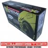 Przednie klocki Z26 + WIERCONE tarcze hamulcowe 352mm POWERSTOP EVOLUTION Ford Mustang 2015-