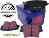 Tylne klocki Ultimax2 + WIERCONE NACINANE tarcze hamulcowe EBC seria GD Chrysler 300C RWD V6
