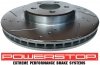 Przednie klocki Z16 + WIERCONE nacinane tarcze hamulcowe POWERSTOP 320mm Chrysler 300C