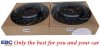 Tylne klocki Ultimax2 + NAWIERCANE NACINANE tarcze hamulcowe 330mm EBC seria GD Ford Edge 2011-2014