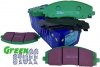 Przednie klocki GreenStuff + NAWIERCANE NACINANE tarcze hamulcowe 330mm EBC seria GD Chrysler Voyager Town Country 2012-2016