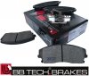 Przednie klocki + NACINANE tarcze hamulcowe 320mm BB-TECH Dodge Charger
