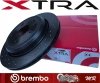 Tylne klocki brembo + wentylowane tarcze hamulcowe brembo XTRA Dodge Durango 2011-