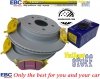 Tylne klocki YellowStuff + tarcze hamulcowe EBC PREMIUM Dodge RAM 1500 2003-