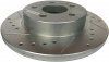 Tylna WIERCONA nacinana tarcza hamulcowa POWERSTOP Saturn Red Line 2004-2007